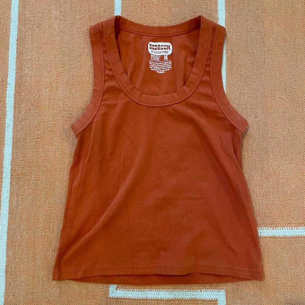 Big Bud Press Bedroom Tank Burnt Orange